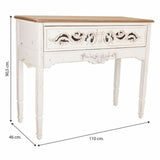 Hall Table with Drawers Alexandra House Living White Fir wood MDF Wood 46 x 90 x 110 cm-1