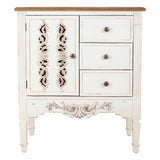 Hall Table with Drawers Alexandra House Living White Fir wood MDF Wood 36 x 80 x 70 cm-7