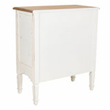 Hall Table with Drawers Alexandra House Living White Fir wood MDF Wood 36 x 80 x 70 cm-5