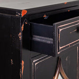 Nightstand Alexandra House Living Black 36 x 76 x 48 cm-4