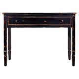 Hall Table with Drawers Alexandra House Living Black Fir wood MDF Wood 38 x 82 x 112 cm-6