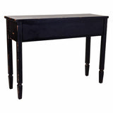 Hall Table with Drawers Alexandra House Living Black Fir wood MDF Wood 38 x 82 x 112 cm-4