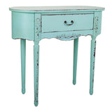 Hall Table with Drawers Alexandra House Living Blue Fir wood MDF Wood 36 x 80 x 88 cm-0