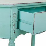 Hall Table with Drawers Alexandra House Living Blue Fir wood MDF Wood 36 x 80 x 88 cm-3