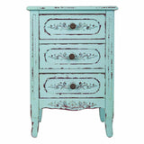 Nightstand Alexandra House Living Blue 32 x 67 x 46 cm-6