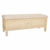 Bench Alexandra House Living Beige Sponge Fir wood 43 x 48 x 120 cm-0