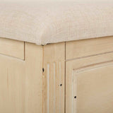 Bench Alexandra House Living Beige Sponge Fir wood 43 x 48 x 120 cm-4