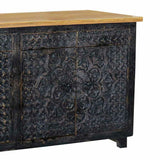 Sideboard Alexandra House Living Mango wood 42 x 92 x 183 cm-2