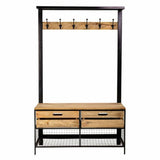 Hall Alexandra House Living Natural Iron Mango wood 40 x 166 x 100 cm-7