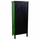 Cupboard Alexandra House Living Green MDF Elm wood 43 x 170 x 70 cm-5