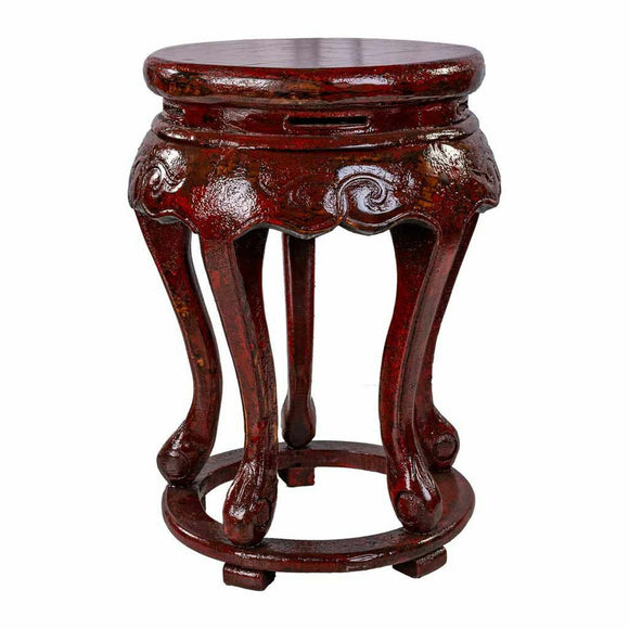 Side table Alexandra House Living Red Elm wood 36 x 55 x 36 cm-0