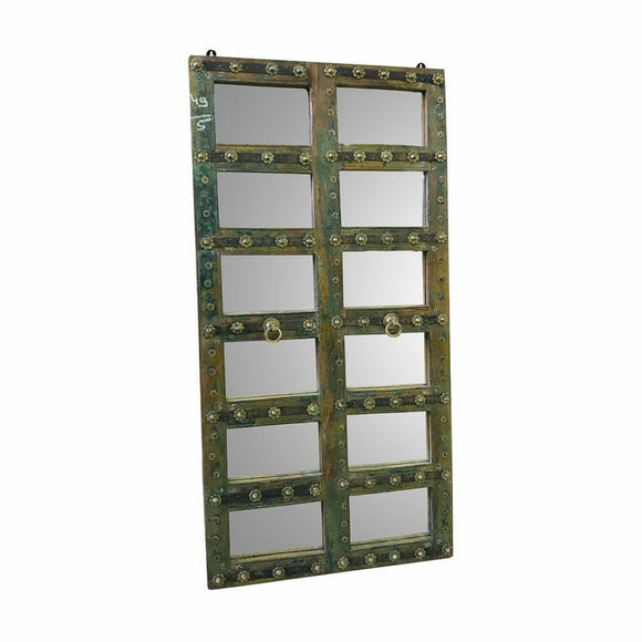 Wall mirror Alexandra House Living Recycled Wood 4 x 179 x 87 cm-0