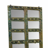 Wall mirror Alexandra House Living Recycled Wood 4 x 179 x 87 cm-3