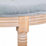 Bench Alexandra House Living Grey Rubber Wood 70 x 47 x 70 cm-4