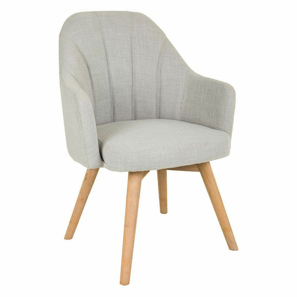 Dining Chair Alexandra House Living Grey 100 % polyester 45 x 90 x 55 cm-0