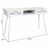 Hall Table with Drawers Alexandra House Living Silver MDF Wood 42 x 79 x 120 cm-1