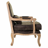 Armchair Alexandra House Living Brown 72 x 92 x 64 cm-6