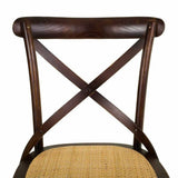 Stool Alexandra House Living Brown Rattan Birch 53 x 116 x 45 cm-2