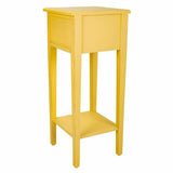 Side table Alexandra House Living Yellow 33 x 78 x 33 cm-4