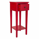 Side table Alexandra House Living Red 33 x 78 x 33 cm-5