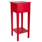 Side table Alexandra House Living Red 33 x 78 x 33 cm-4