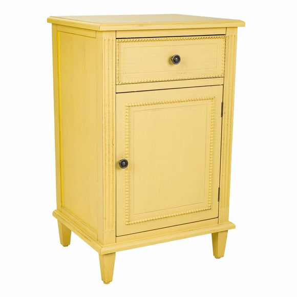 Nightstand Alexandra House Living Yellow 36 x 72 x 45 cm-0