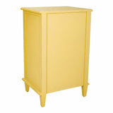 Nightstand Alexandra House Living Yellow 36 x 72 x 45 cm-6