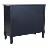 Hall Table with Drawers Alexandra House Living Black Glass Fir wood MDF Wood 36 x 72 x 83 cm-6