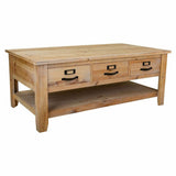 Centre Table Alexandra House Living Brown Fir wood MDF Wood 66 x 48 x 120 cm-0