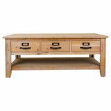 Centre Table Alexandra House Living Brown Fir wood MDF Wood 66 x 48 x 120 cm-7