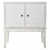 Hall Table with Drawers Alexandra House Living White Fir wood MDF Wood 39 x 90 x 81 cm-6