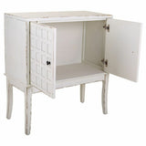 Hall Table with Drawers Alexandra House Living White Fir wood MDF Wood 39 x 90 x 81 cm-5