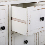 Hall Table with Drawers Alexandra House Living White Fir wood MDF Wood 36 x 82 x 108 cm-5