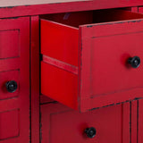 Hall Table with Drawers Alexandra House Living Red Fir wood MDF Wood 36 x 82 x 108 cm-5