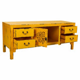 Multipurpose Chest of Drawers Alexandra House Living Yellow Fir wood MDF Wood 40 x 50 x 120 cm-6