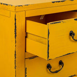 Multipurpose Chest of Drawers Alexandra House Living Yellow Fir wood MDF Wood 40 x 50 x 120 cm-4