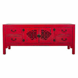 Multipurpose Chest of Drawers Alexandra House Living Red Fir wood MDF Wood 40 x 50 x 120 cm-7