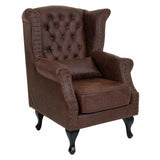 Armchair Alexandra House Living Black 84 x 86 x 84 cm Polyskin-0