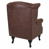 Armchair Alexandra House Living Black 84 x 86 x 84 cm Polyskin-5