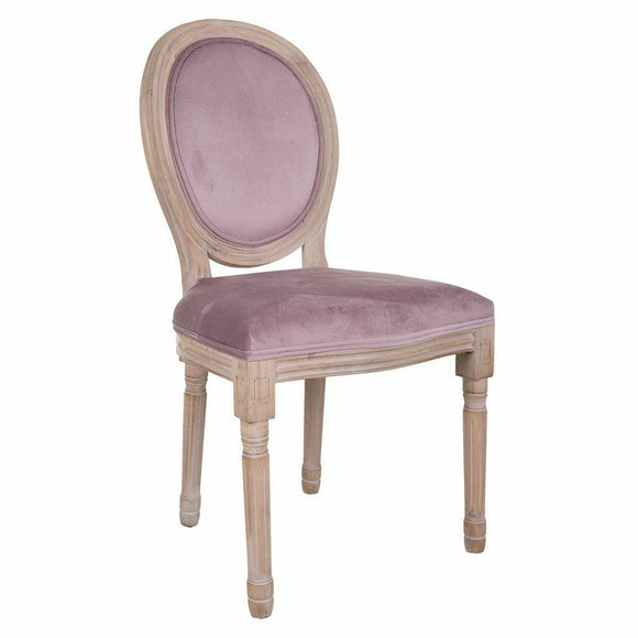 Dining Chair Alexandra House Living Pink 100 % polyester 46 x 96 x 48 cm-0