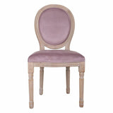 Dining Chair Alexandra House Living Pink 100 % polyester 46 x 96 x 48 cm-6