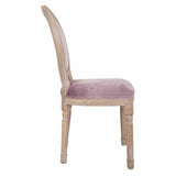 Dining Chair Alexandra House Living Pink 100 % polyester 46 x 96 x 48 cm-5