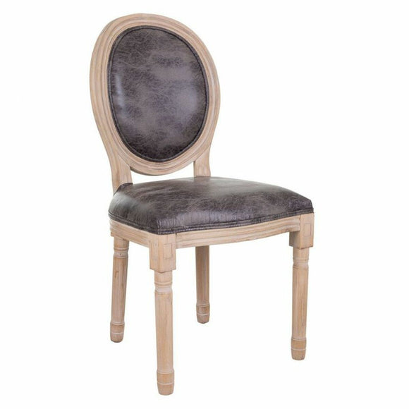 Dining Chair Alexandra House Living Grey 100 % polyester 46 x 96 x 48 cm-0