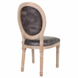 Dining Chair Alexandra House Living Grey 100 % polyester 46 x 96 x 48 cm-4