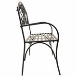 Bench Alexandra House Living Black Iron 53 x 91 x 153 cm-7