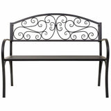 Bench Alexandra House Living Black Iron 53 x 91 x 153 cm-6