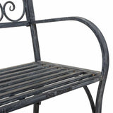 Bench Alexandra House Living Grey Iron 53 x 91 x 153 cm-2