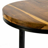 Centre Table Alexandra House Living Brown Iron Mango wood 38 x 65 x 38 cm-1