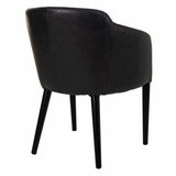 Armchair Alexandra House Living Black 60 x 82 x 62 cm-5