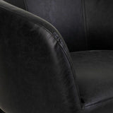 Armchair Alexandra House Living Black 60 x 82 x 62 cm-3